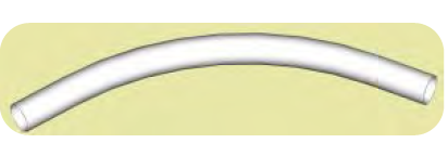 ELBOW, 5" 60 DEG/11GALV 4FT RADIUS