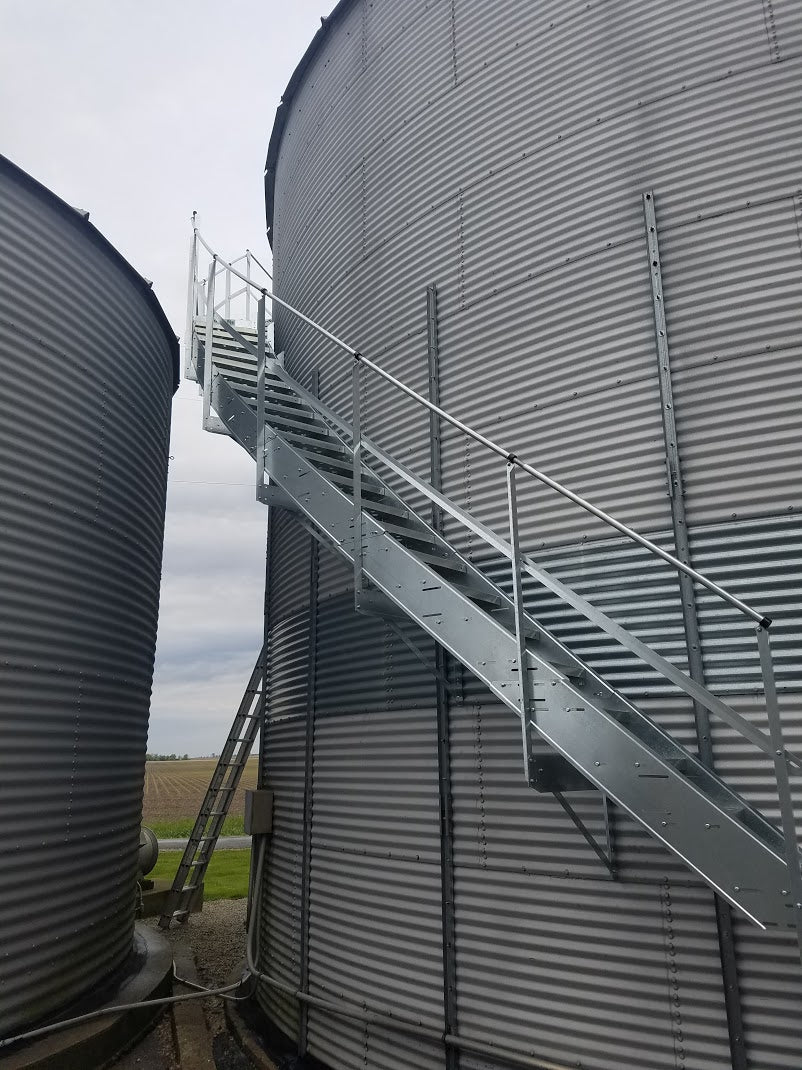 10 Ring Winding Stair Pkg - 32" Easy Step