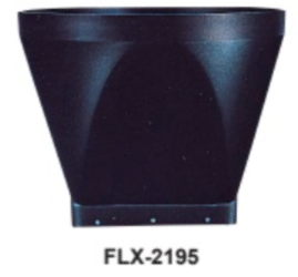 BOOT, 16" STRAIGHT BLACK PLASTIC