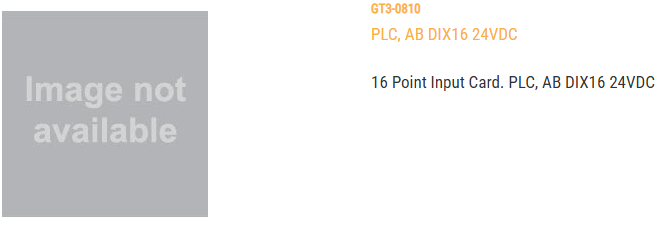 PLC, AB DIX16VDC 1746-IB16