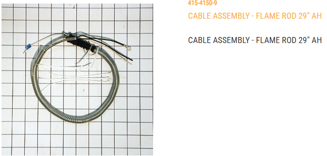 CABLE ASSY - FLAME ROD 29IN AH