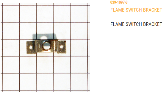 BRACKET, FLAME SWITCH