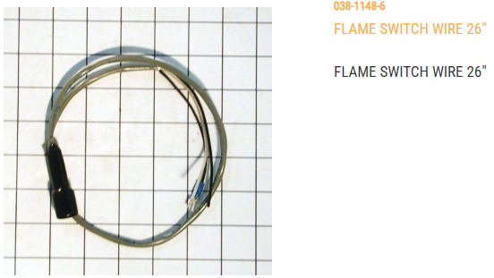 FLAME SWITCH WIRE 26IN