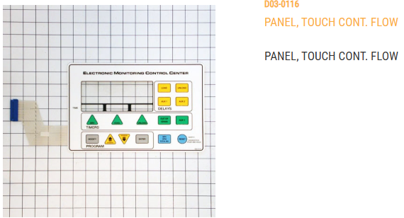 PANEL, TOUCH CONT. FLOW