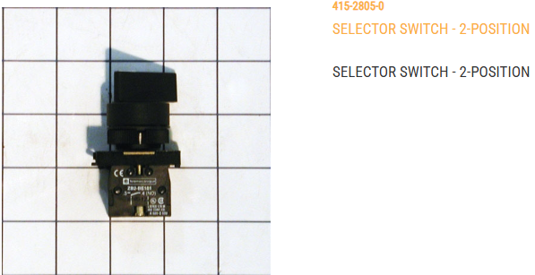 SELECTOR SWITCH - 2-POSITION