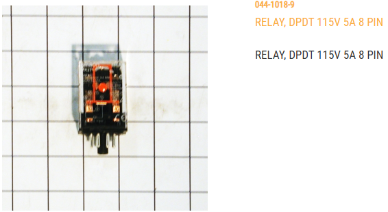 RELAY, DPDT 115V 5A 8 PIN