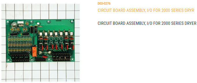 CIRCUIT BOARD ASSEMBLY, I/O FOR 2000 SE>