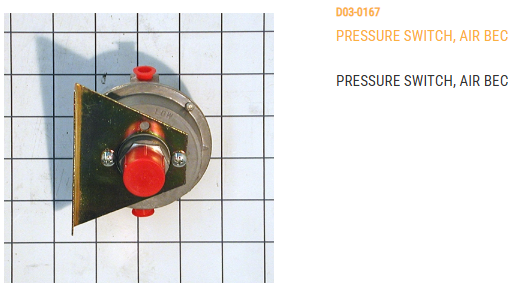 SWITCH, PRESSURE AIR