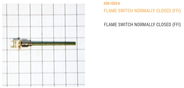 FLAME SWITCH N/CLOSED (FFI) 7/16-27