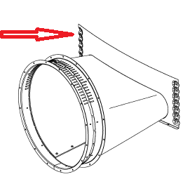 SHORT 2.66" COR. ENTRANCE COLLAR