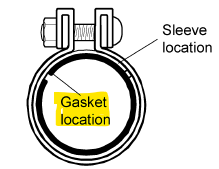 GASKET, COUPLER RUBBER 6" 4-BOLT