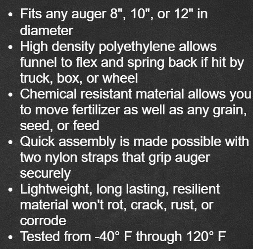 HAVEN 48 1/2" Little Giant Poly Grain Hopper