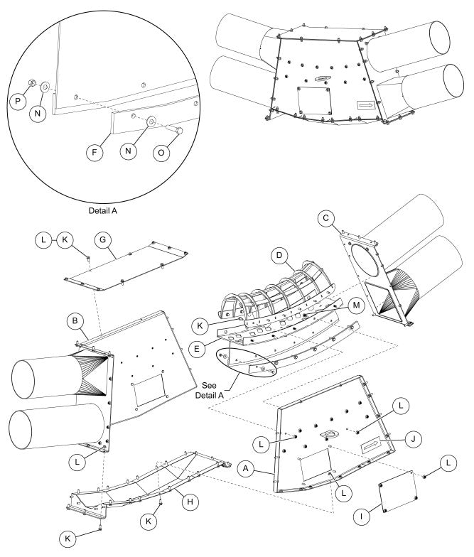 ASM, 8" 30DEG BEND SECT, VERSALOOP