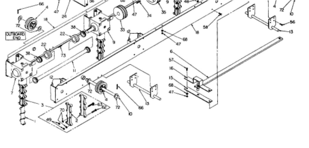 GEARBOX, #137 (BLACK PAINT), (CAN REPL>