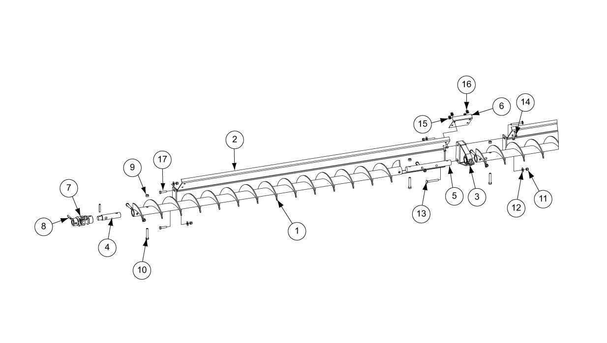 SHIELD ASSY 8"/10"X5'-6" LONG