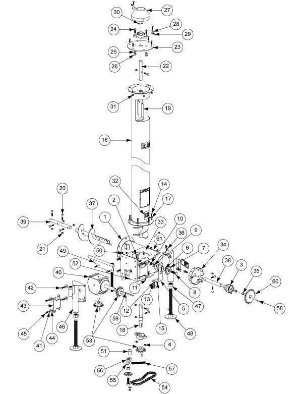 VERTICAL: 6" VERT FLT WLDMNT