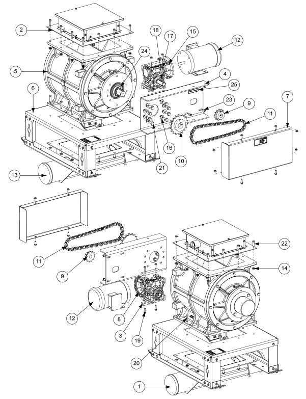 GEARBOX, NMRV-P063 56C INPUT 30:1 RATIO>