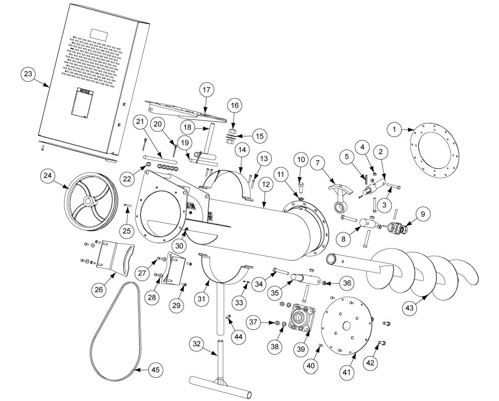 AUGER 8-8 6-8 25 DEG UNLD