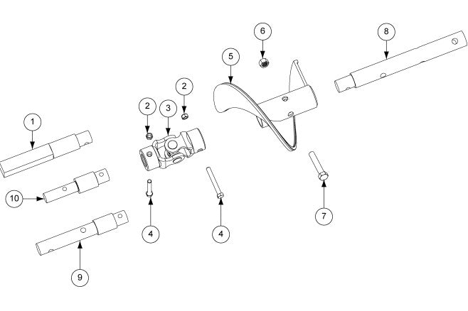 SHAFT: STUB; 1.25":1.00" X 11.00" VAAC