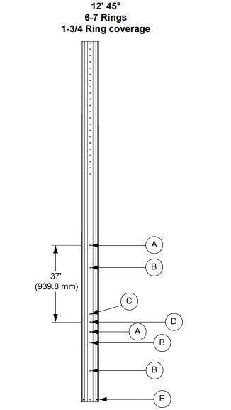 12'-45~ (6-7 RING) LEG BUNDLE