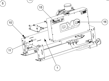 BLOWER BASE WELD - 6IN ORDER 80>