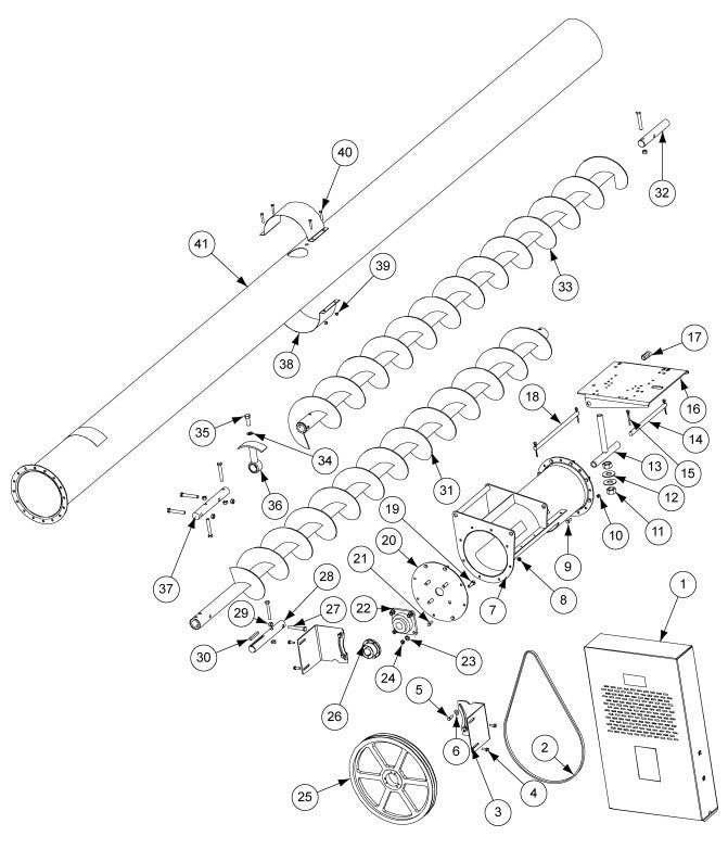 BEARING: 10" ASSY W/BUSH MAC