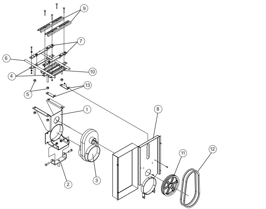 ORDER GK2338-RD, CTR.PIVOT WELDMENT 12">