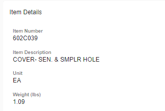 COVER- SEN. AND SMPLR HOLE