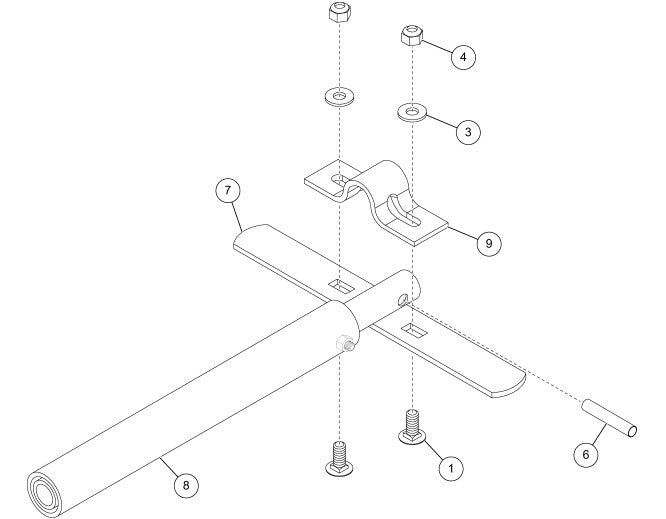 SB CONTROL ROD KIT 23'-25'