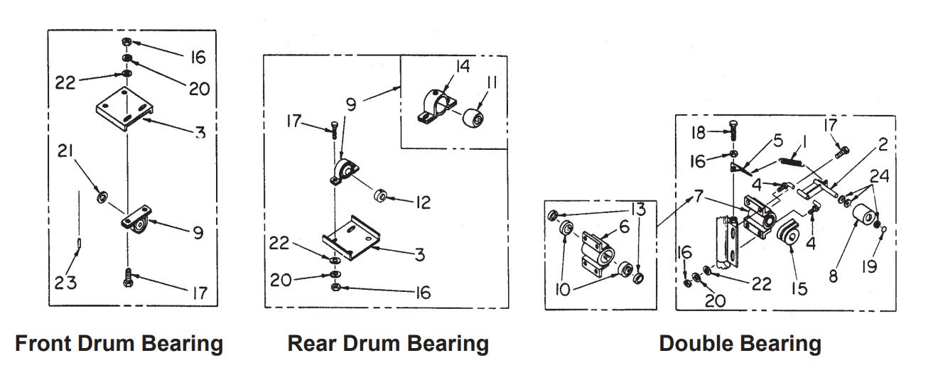 HOUSING- DOUBLE BEARING,