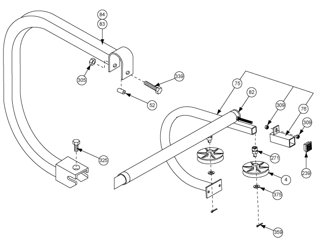 PULLEY, END YOKE/PLASTIC