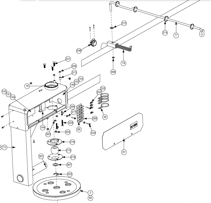 PULLEY- W/DRIVE LINK 14ODX.88