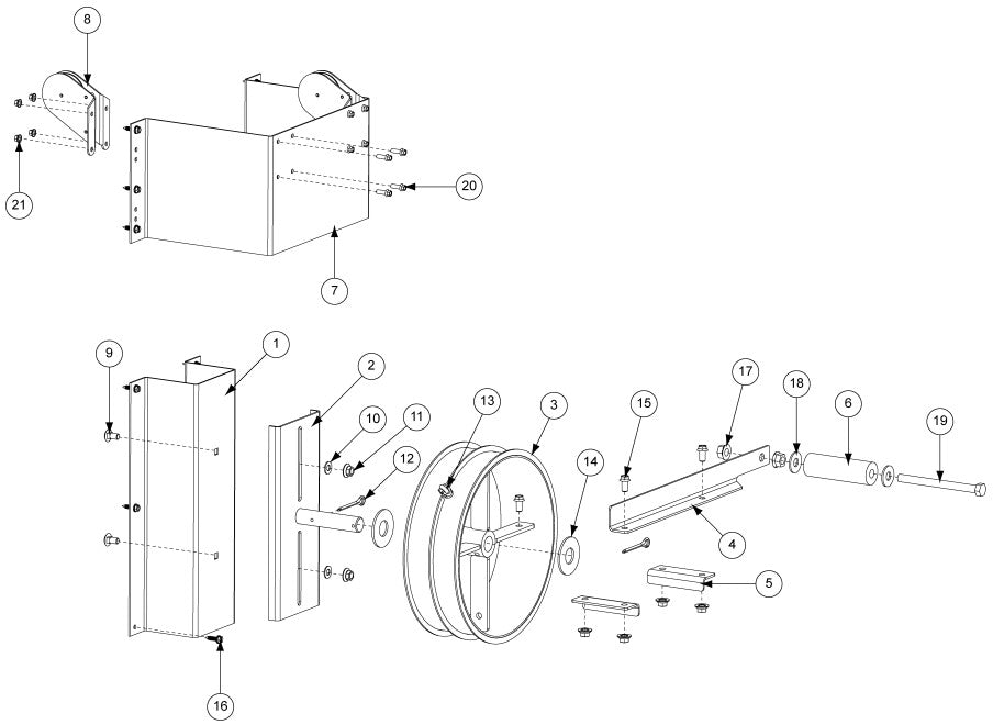 GRND CNTRL: KIT, 1" BORE WHEEL