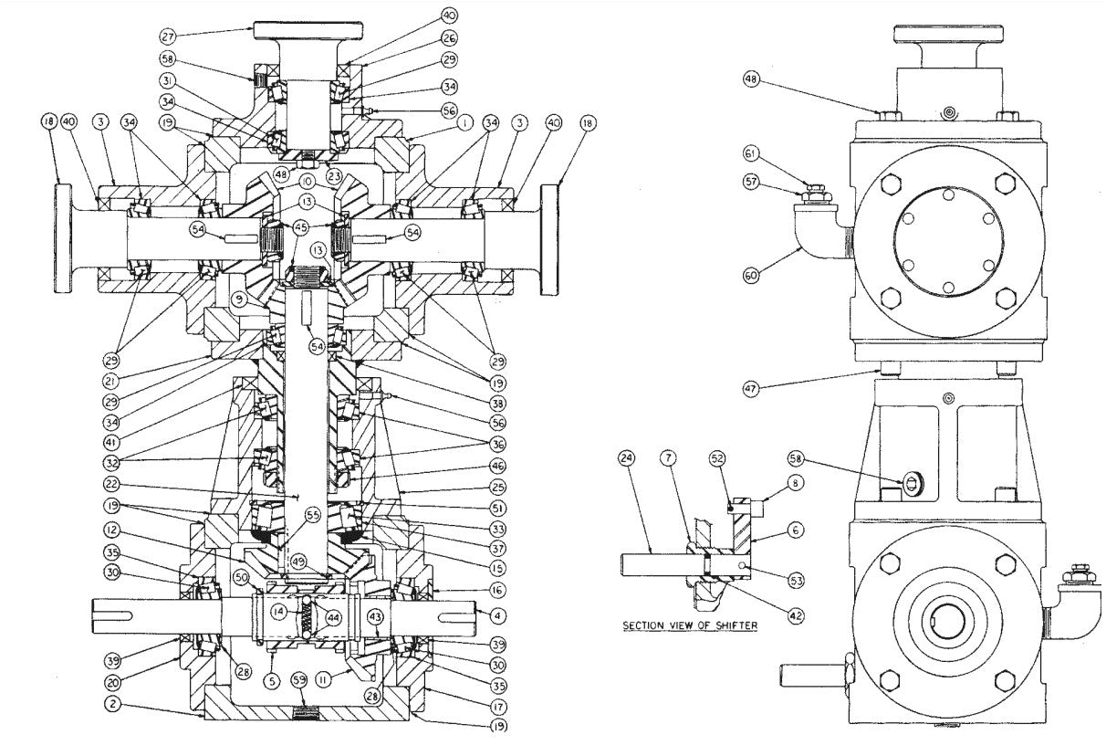 SEAL, FOR 1" SHAFT