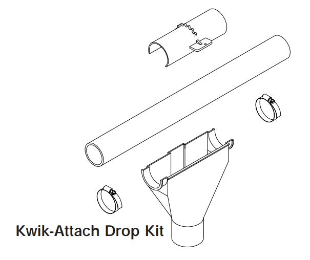 MODEL 300 KWIK-ATTACH DROP KIT (PKG. OF>