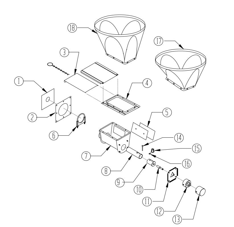 CLAMP, 5 1/2" TUBE