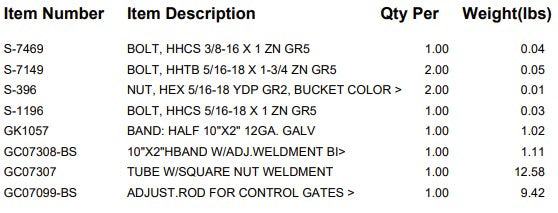 CUSTOM: 10" CONTROL GATE