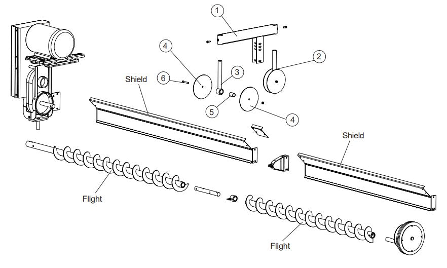 COMM. SWEEP: WHEEL ASSEMBLY