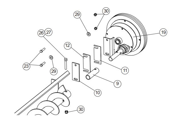 SPACER PLATE 1/4" 8 AND 10
