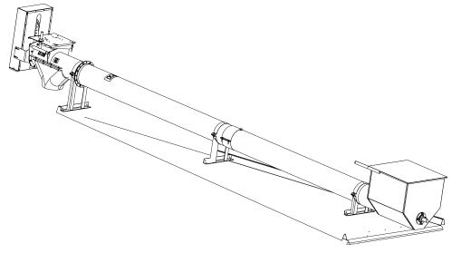 ROOF AUGER: 8" X 16'