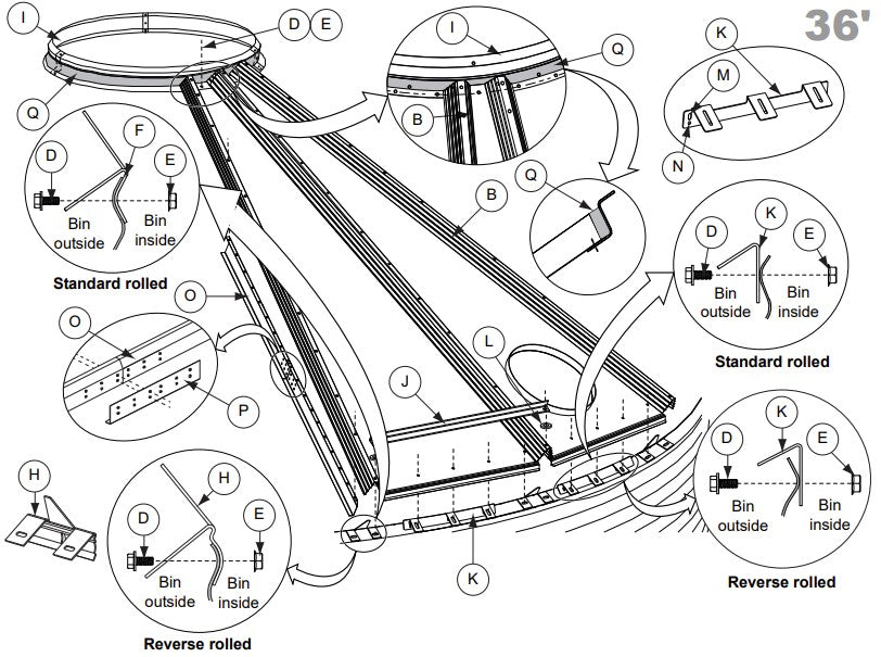 RF ROOF PANEL, 36'