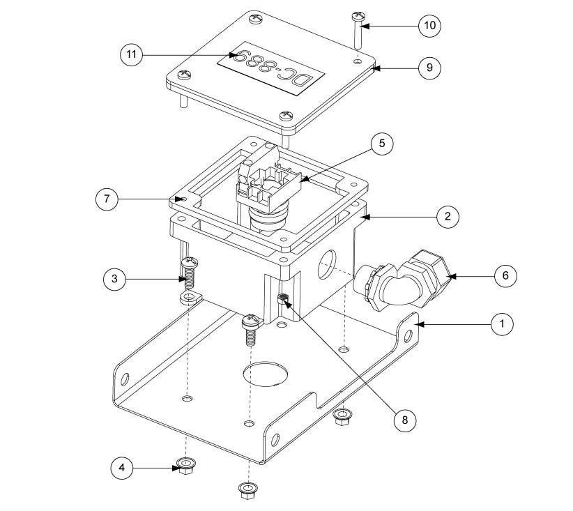 ELBOW, CONNECTOR, LIQUID TITE, 90D, 1/2"