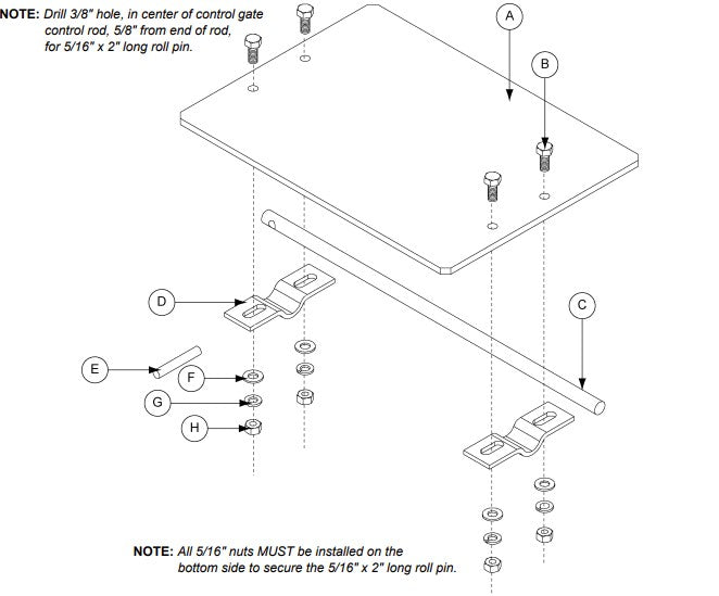GATE FOR 8" INTERMEDIATE WELL
