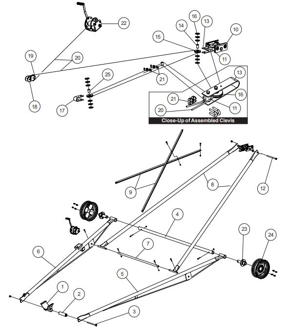 CABLE WINCH; 1/4"X(44') Intellifarms