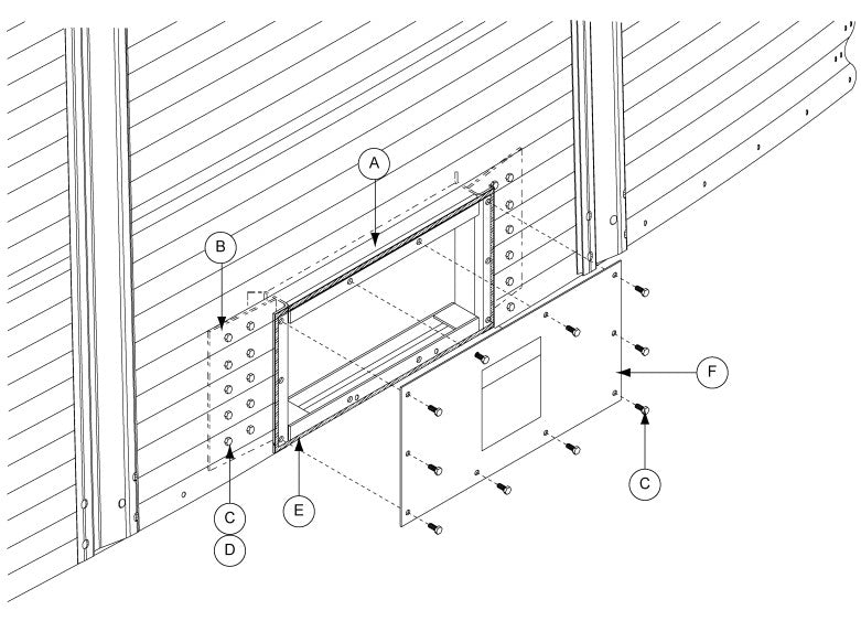PLENUM DOOR COMPLETE