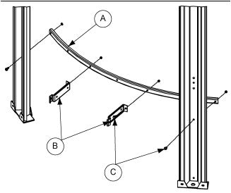 15' ROOF LADDER SUPPORT CHANNEL BUNDLE