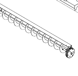 5" Electric Bin Sweep 48' Bin (No Carton)