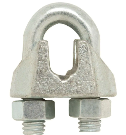 CLAMP, 1/8" CABLE ZINC PLATED