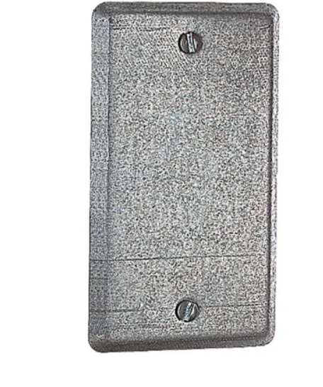 COVER, OUTLET BOX, STEEL CITY #58-C-1 (>