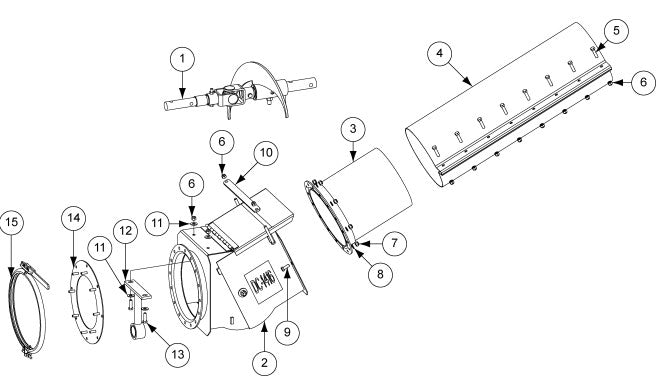 FLT ASSY: VAAC; 7" - 1.25"RC:1.25"RC